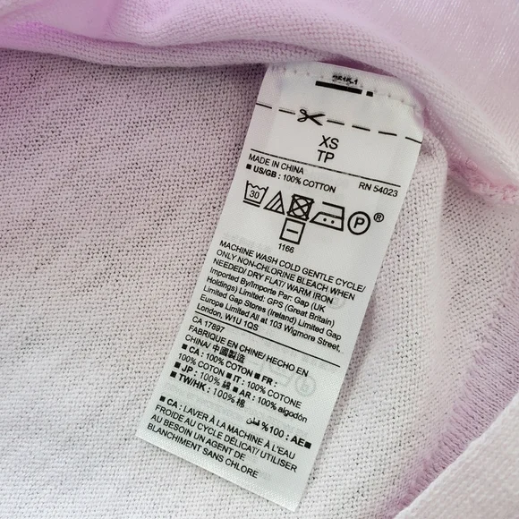 GAP Light Pink Pineapple Sweater - Picture 5 of 10